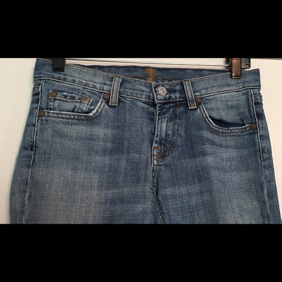 7 For All Mankind Boot Cut Jeans Size 26 - Picture 5 of 8